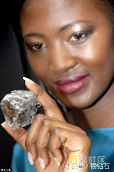 发现80克拉D色钻石原来是在非洲呀
